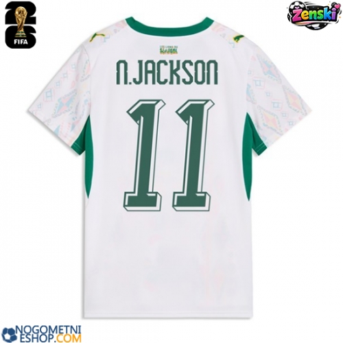 Ženski Nogometni dresi Senegal Nicolas Jackson #11 Domači SP 2026 Kratek Rokav